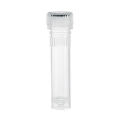 MTC Bio Screw Cap Microtube, 2.0mL, no printing (no graduations/marking area), sterile w/ O-ring and attached natural color cap, self-standing, 50/bag, 1000/cs