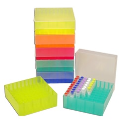 MTC Bio Rack, freezer, PP, 81x2ml, (130x130x45mm) Rainbow Pk, Quantity: