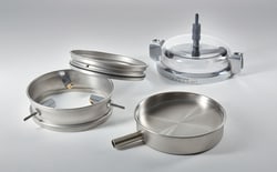 Fritsch Milling And Sizing Inc Wet Sieve Pan 8", Quantity: Each of 1