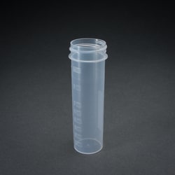 MOLDPRO INC 50 mL Digestion Tube w/o cap, 30 x 106 mm, Clear, 500/case, Flat Bottom, Graduated, PP Homopolymer, includes COA for Volume and Background Metals