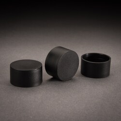 MOLDPRO INC Sample Holder for RDE-OES, ~2 mL, 18 x 9.5 mm, Black, 1000/pkg,