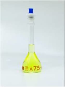 CHEMSCIENCE Volumetric Flask, 75mL, Serialized and Certified, Heavy Duty,