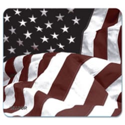 Enterprise Technology Solutions Naturesmart Mouse Pad, 8.5 x 8, American Flag Design