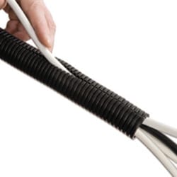 Enterprise Technology Solutions&nbsp;D-Line Cable Tidy Tube, 1.25