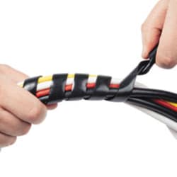 Enterprise Technology Solutions Cable Tidy Wrap, 0.25" to 2" Diameter x