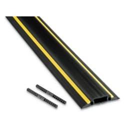 Enterprise Technology Solutions D-line Medium-Duty Floor Cable Cover, 3.25"
