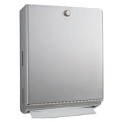 Enterprise Technology Solutions ClassicSeries Surface-Mounted Paper Towel Dispenser, 10.81 x 3.94 x 14.06, Satin