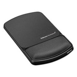 Enterprise Technology Solutions Mouse Pad with Wrist Support with Microban Protection, 6.75 x 10.12, Graphite