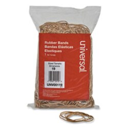 Enterprise Technology Solutions Rubber Bands, Size 19, 0.04" Gauge, Beige,