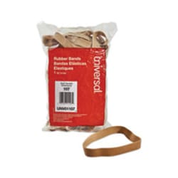 Enterprise Technology Solutions Rubber Bands, Size 107, 0.06" Gauge, Beige,