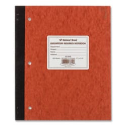 Enterprise Technology Solutions&nbsp;Duplicate Laboratory Notebooks, Stitched Binding, Quadrille Rule (4 sq/in), Brown Cover, (200) 11 x 9.25 Sheets