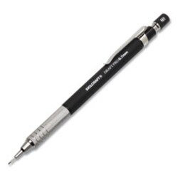 Enterprise Technology Solutions&nbsp;Skilcraft Draft Pro Mechanical Drafting Pencil, 0.7 Mm, Black Lead, Black Barrel W/etched Stainless Grip, 3/pk