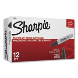 Enterprise Technology Solutions Sharpie Chisel Tip Permanent Marker, Medium