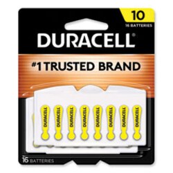 Enterprise Technology Solutions&nbsp;Hearing Aid Battery, #10, 16/Pack
