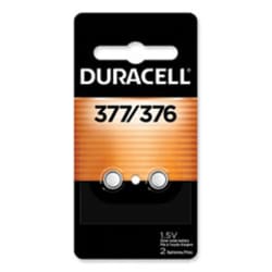 Enterprise Technology Solutions Button Cell Battery, 376/377, 1.5 V, 2/Pack,