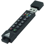 Enterprise Technology Solutions Apricorn Aegis Secure Key 3NX Encrypted USB 3.1 Gen 1 Flash Drive (128GB)