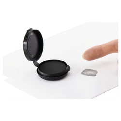 Enterprise Technology Solutions BAU38010-Fingerprint Ink Pad, 1 1/2" Diameter,