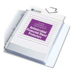 Enterprise Technology Solutions&nbsp;C-Line  Top-Load Sht Protectors,Antimicrobial,Heavywt,100/BX,CL