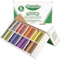 Enterprise Technology Solutions&nbsp;Classpack Regular Crayons, 8 Colors, 800/Box