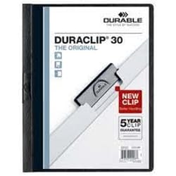 Enterprise Technology Solutions DBL220301-VINYL DURACLIP REPORT COVER W/CLIP,