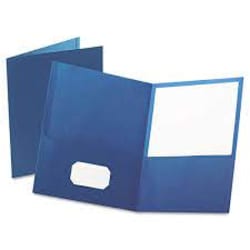 Enterprise Technology Solutions OXF57502-Twin-Pocket Folder, Embossed Leather