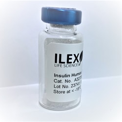 ILEX LIFE SCIENCES LLC Recombinant Human Insulin Protein (E. coli), 250