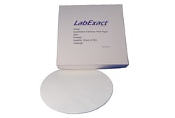 IW Tremont Co Inc&nbsp;LabExact CFP41 cellulose filter paper, 25um 15cm very fast flow rates ideal for initial separation of gelatinous precipitates, extremely low ash content of <0.01%.  Thickness 0.220mm  100/pk