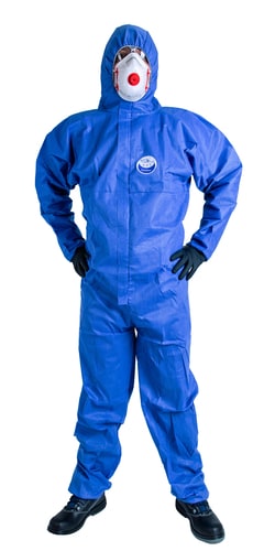 MEDICOM Weecover Blue Coveralls Type 5/6 Medium | Buy Online | MEDICOM | Fisher Scientific