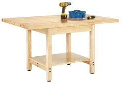 Diversified Spaces™ Wood Workbench with Maple Top