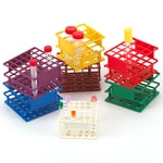 Globe Scientific Half Size Nylon Wireless Test Tube Racks