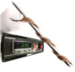 BriskHeat™ XtremeFLEX™ BS0 Silicone Heating Tapes with X2 PID Control and J-Type Sensor