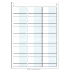 GA International Cryogenic and Autoclave-Resistant Self-Laminating Laser Labels White, Transparent | Buy Online | GA International | Fisher Scientific