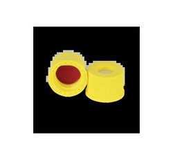 Phenomenex&trade;&nbsp;Verex&trade; Preassembled Screw Caps, 8 mm, with Flange and Septa, No Slit