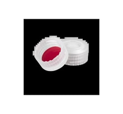 Phenomenex Verex Preassembled Screw Caps, 9 mm, with Bonded-In Septa, No Slit Natural | Buy Online | Phenomenex&trade; | Fisher Scientific