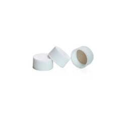 Phenomenex&trade;&nbsp;Cleanert&trade; Screw Caps, No Hole, with Septa, 22 mm, No Slit