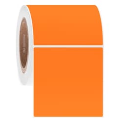 GA International Metal Rack Labels for Barcode and Thermal Printers on Large Roll Orange | Buy Online | GA International | Fisher Scientific