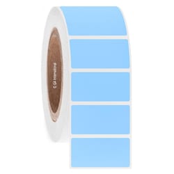 GA International Metal Rack Labels for Barcode and Thermal Printers on Large Roll Light Blue | Buy Online | GA International | Fisher Scientific