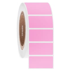 GA International Metal Rack Labels for Barcode and Thermal Printers on Large Roll Light Pink | Buy Online | GA International | Fisher Scientific