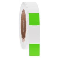 GA International Wrap-Around Cryogenic and Autoclave-Resistant Thermal-Transfer Labels on Large Roll Green, Transparent | Buy Online | GA International | Fisher Scientific