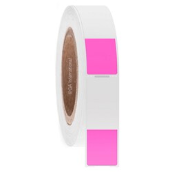GA International Wrap-Around Cryogenic and Autoclave-Resistant Thermal-Transfer Labels on Large Roll Pink, Transparent | Buy Online | GA International | Fisher Scientific