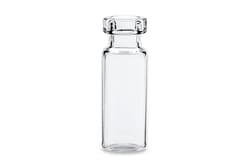 Waters Corp Clear Glass 12 x 32 mm Crimp Vial, 2 mL Volume, 100/pk, Quantity: