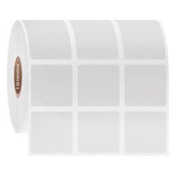 GA International White Cryogenic Barcode Labels for Liquid Nitrogen Storage on Small Roll 25.4 x 25.4 mm | Buy Online | GA International | Fisher Scientific