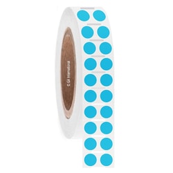 GA International Round Cryogenic Barcode Labels for Liquid Nitrogen Storage Blue | Buy Online | GA International | Fisher Scientific