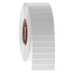 GA International White Cryogenic Barcode Labels for Liquid Nitrogen Storage on Large Roll, Large Quantity 63,5 x 12,7 mm | Buy Online | GA International | Fisher Scientific