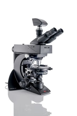 Leica Microsystems Visoria P Polarization Microscope for Industrial Applications with Flexacam c5 (transparent samples only)