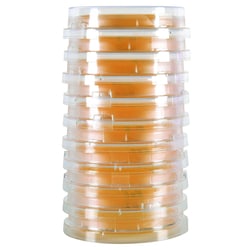 Hardy Diagnostics&nbsp;LokTight&trade; Sabouraud Dextrose Agar (SabDex) with Lecithin and Tween, Contact Plate, USP, Irradiated, Triple Bagged