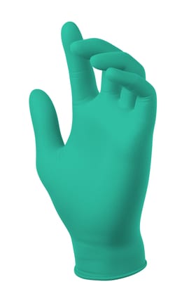 SW&trade; Sustainability Solutions&nbsp;PowerChem&trade; PC-045-095GR Green 3.5 mil Neoprene Exam Gloves