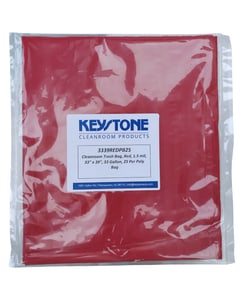 Keystone Cleanroom Products Red Cleanroom Trash Bag