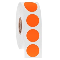 GA International Removable Deep-Freeze Labels for Barcode Printers Orange | Buy Online | GA International | Fisher Scientific
