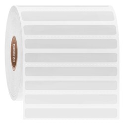 GA International White Removable Deep-Freeze Labels for Barcode Printers